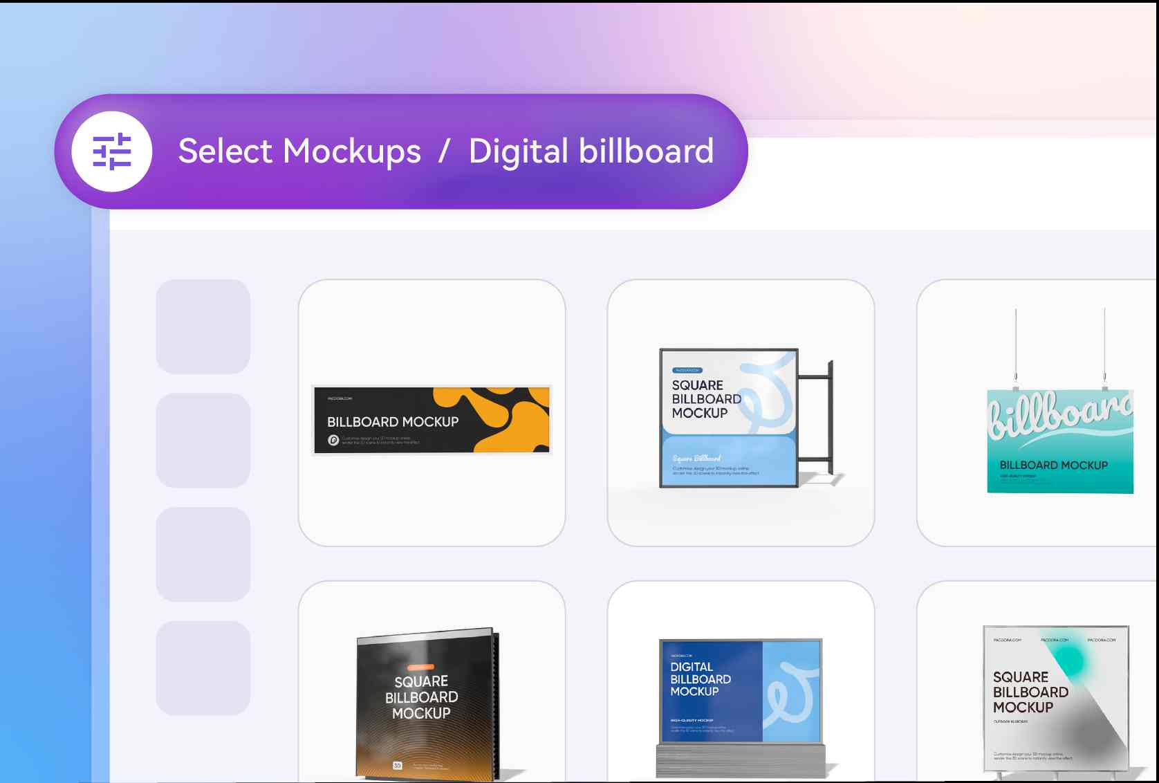 Billboard format that matches your display needs