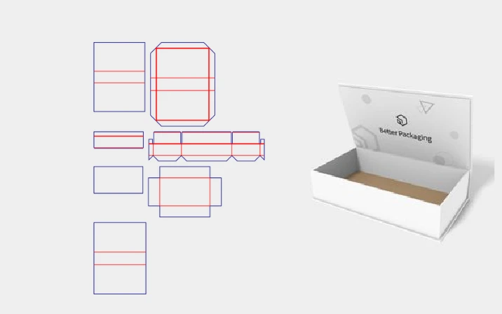 Magnetic perfume box