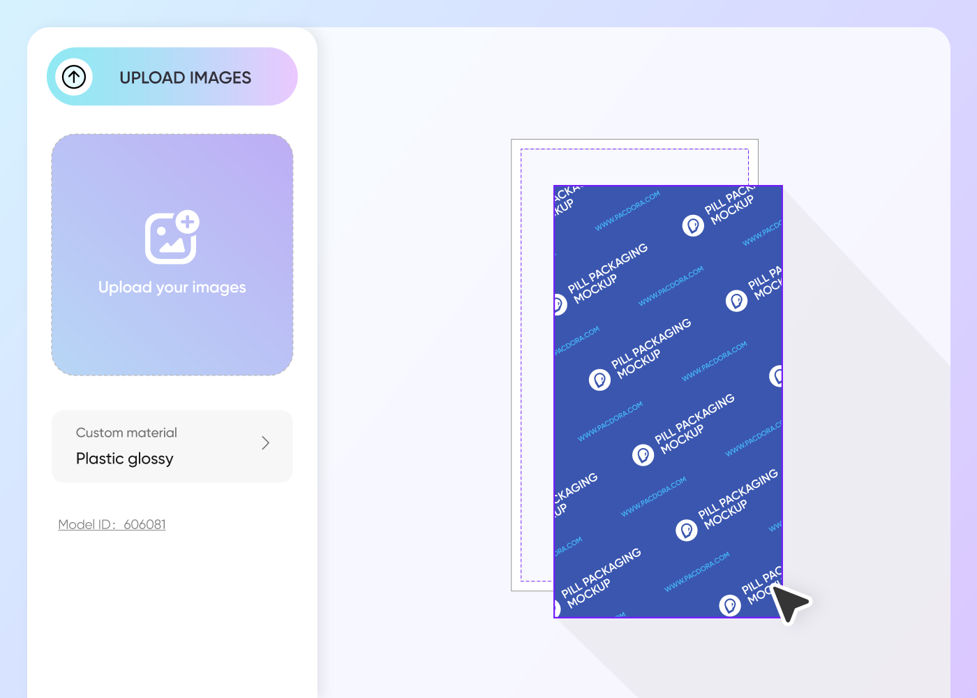 Step 2: Upload images and adjust