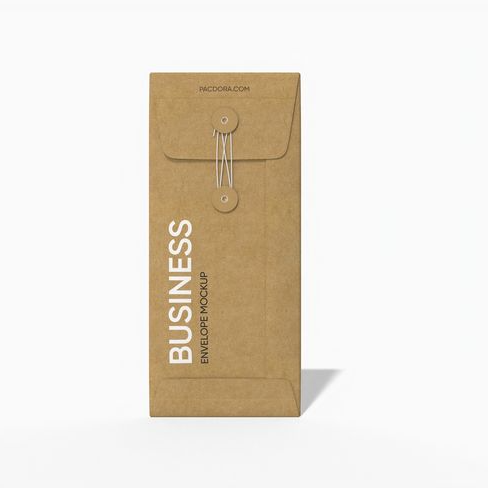 Business envelope mockup