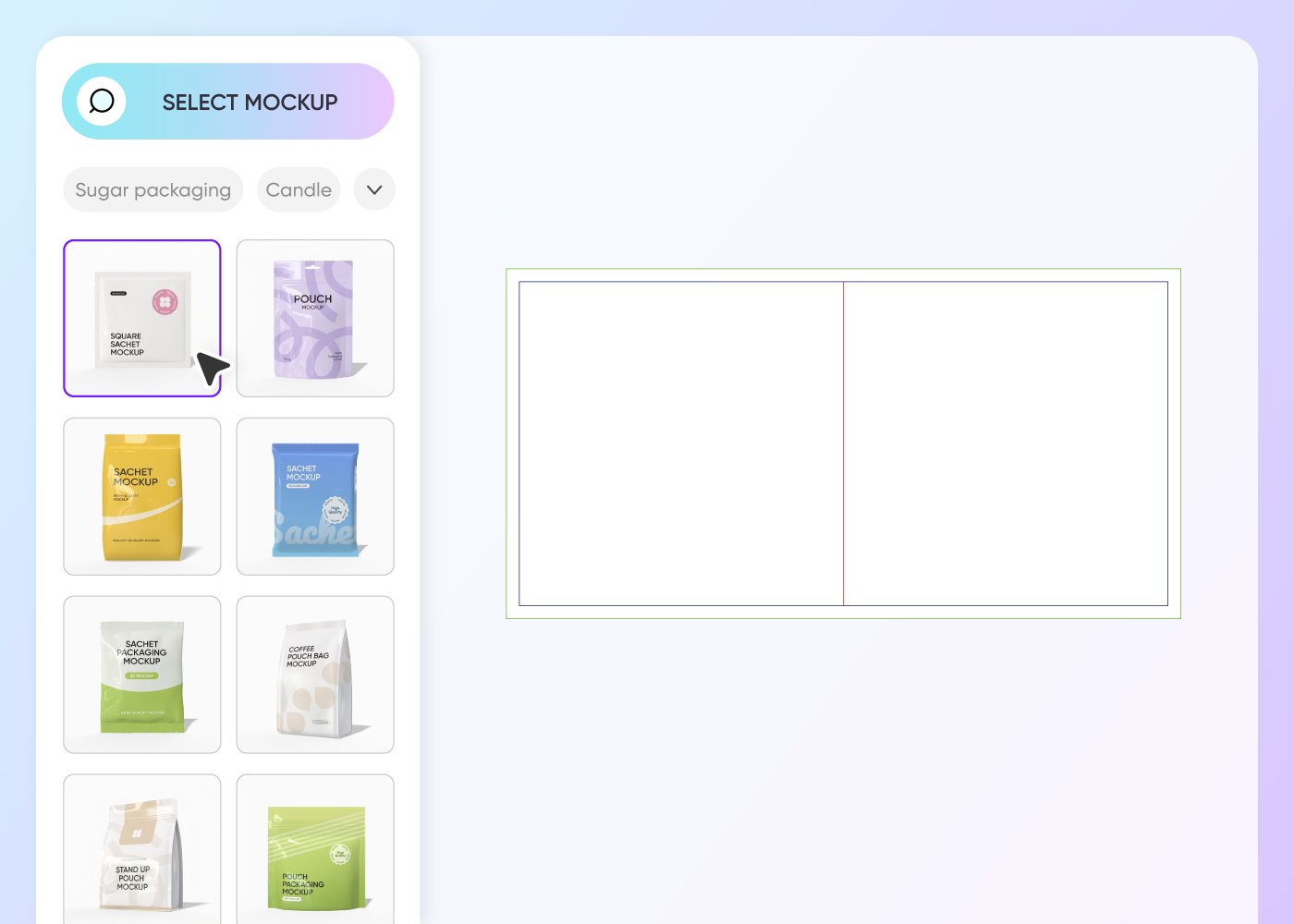 Step 1: Choose sugar packaging