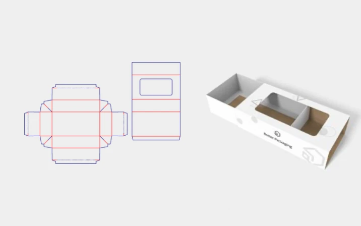 Drawer box with window