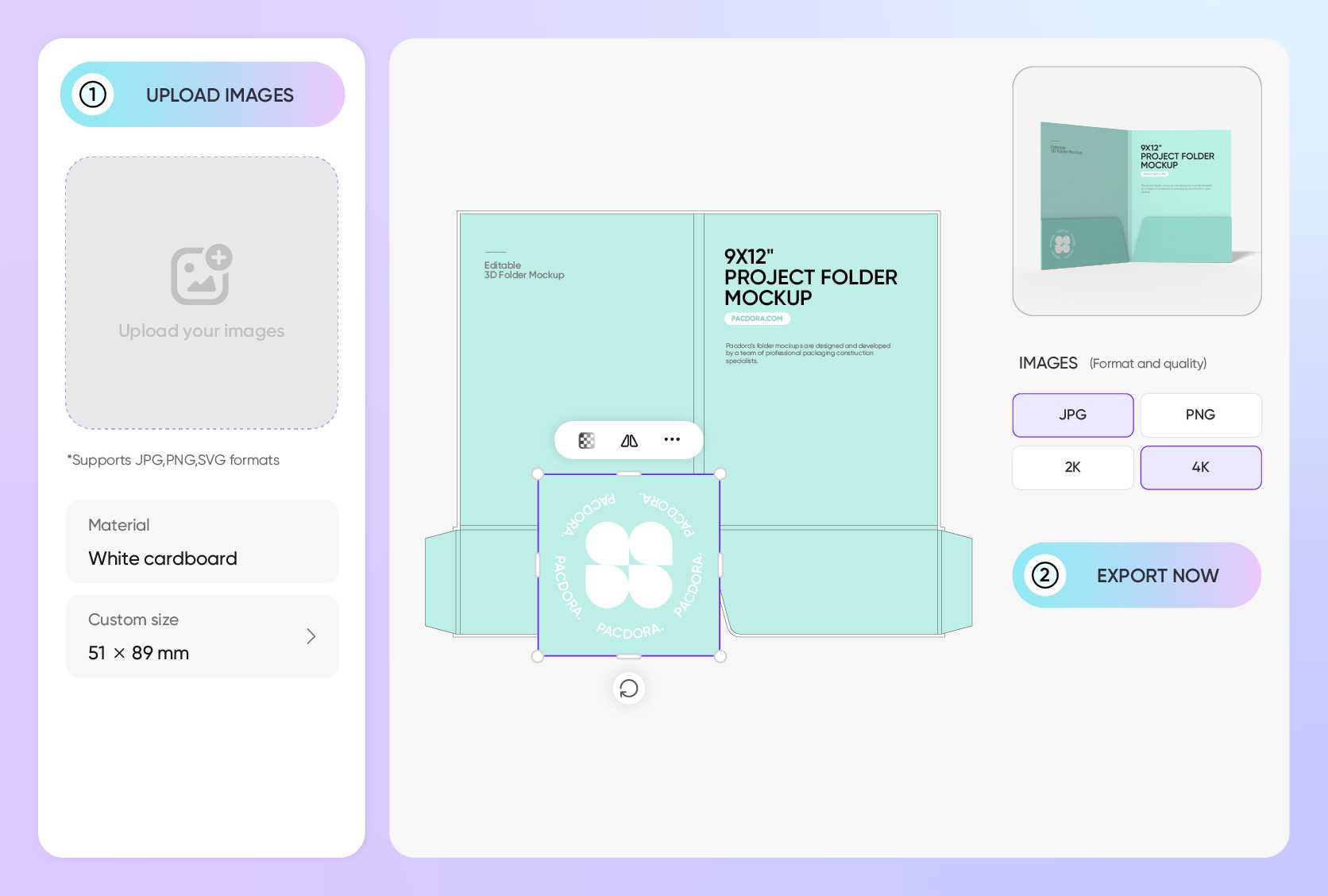 Pocket folder designs that feel true to life