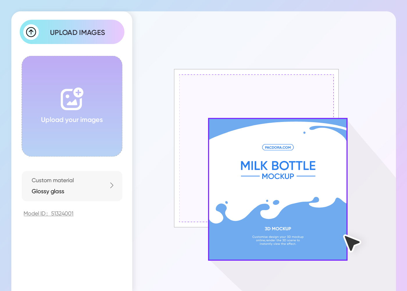 Step 2: Upload design and customize