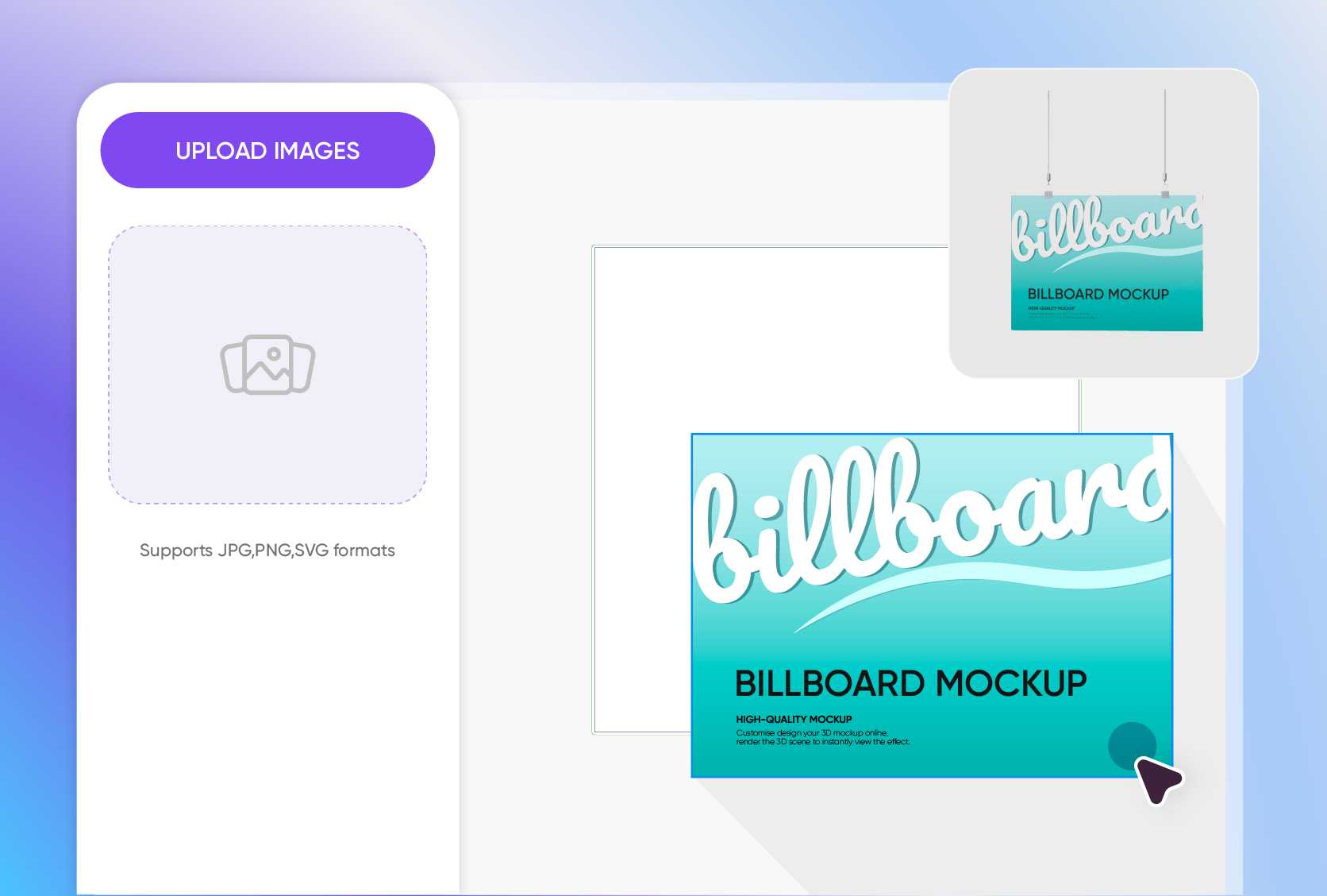 Add custom designs for a unique look