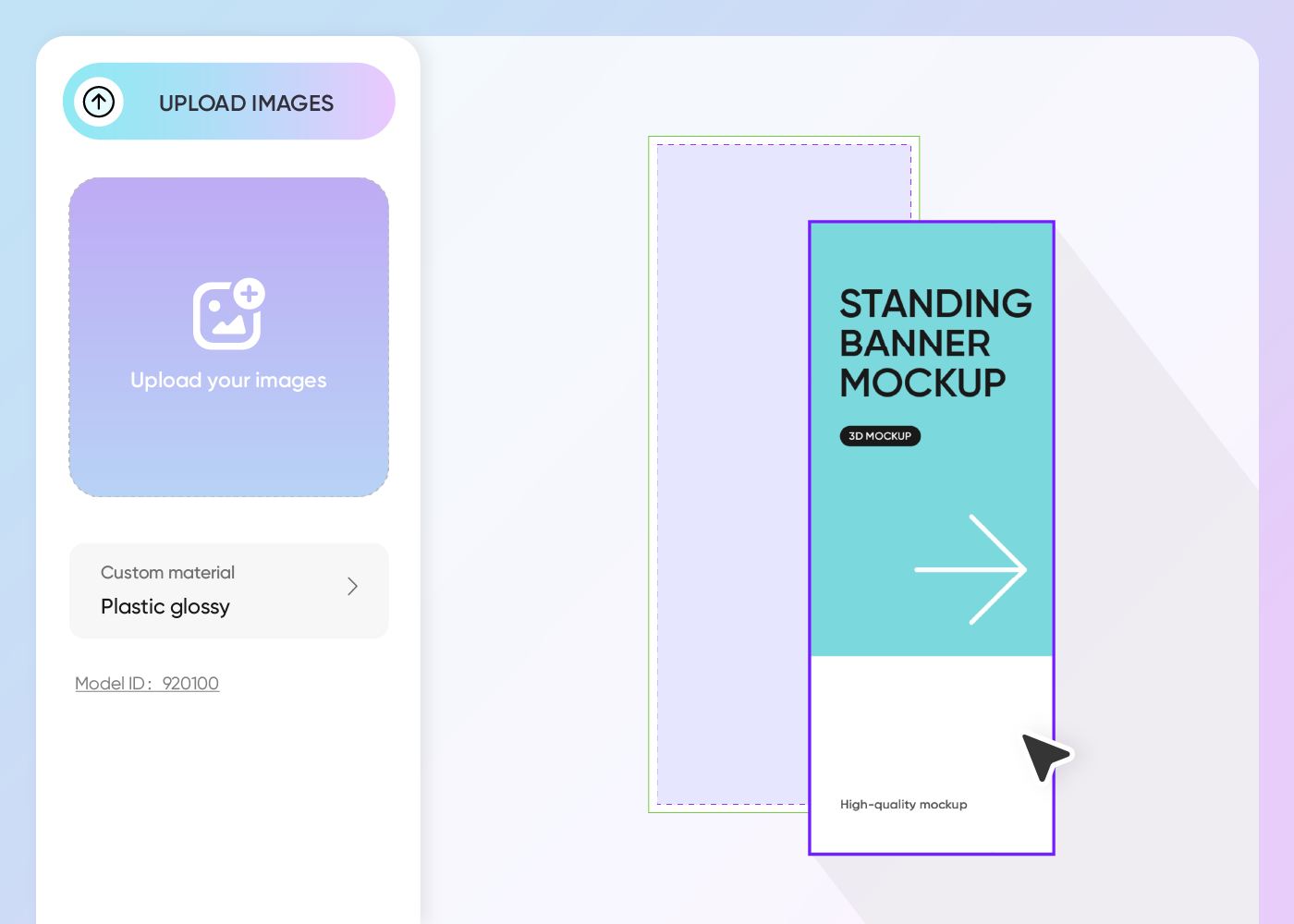 Step 2: Upload design and customize