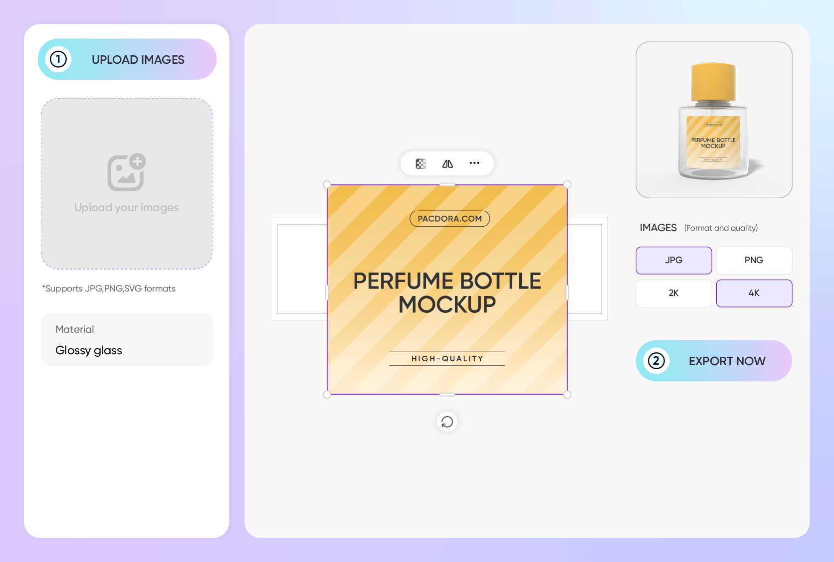 Branding that creates a distinctive perfume packaging