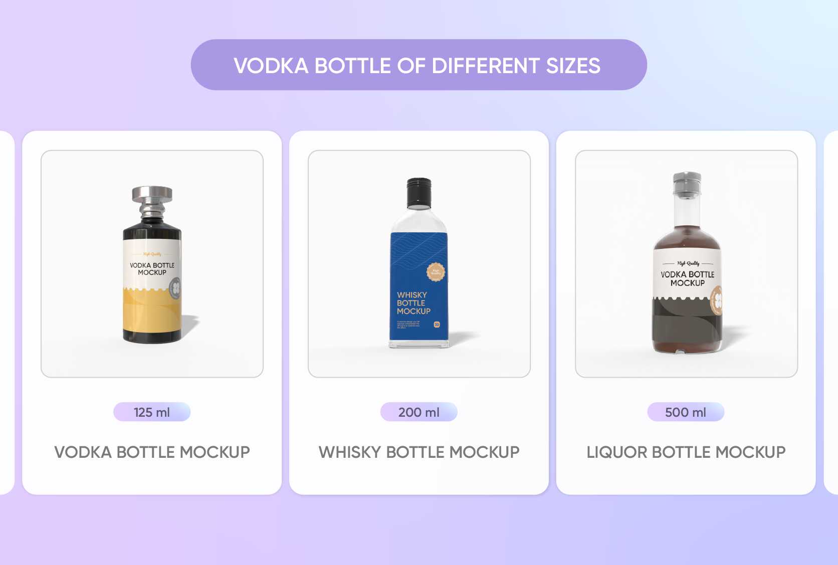 Suitable capacities for your product