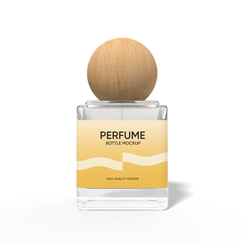 Perfume bottle mockup