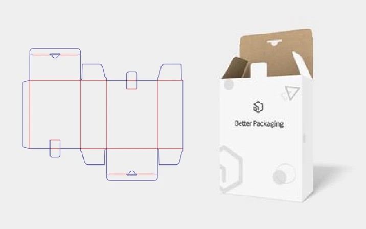 Custom double-tray box