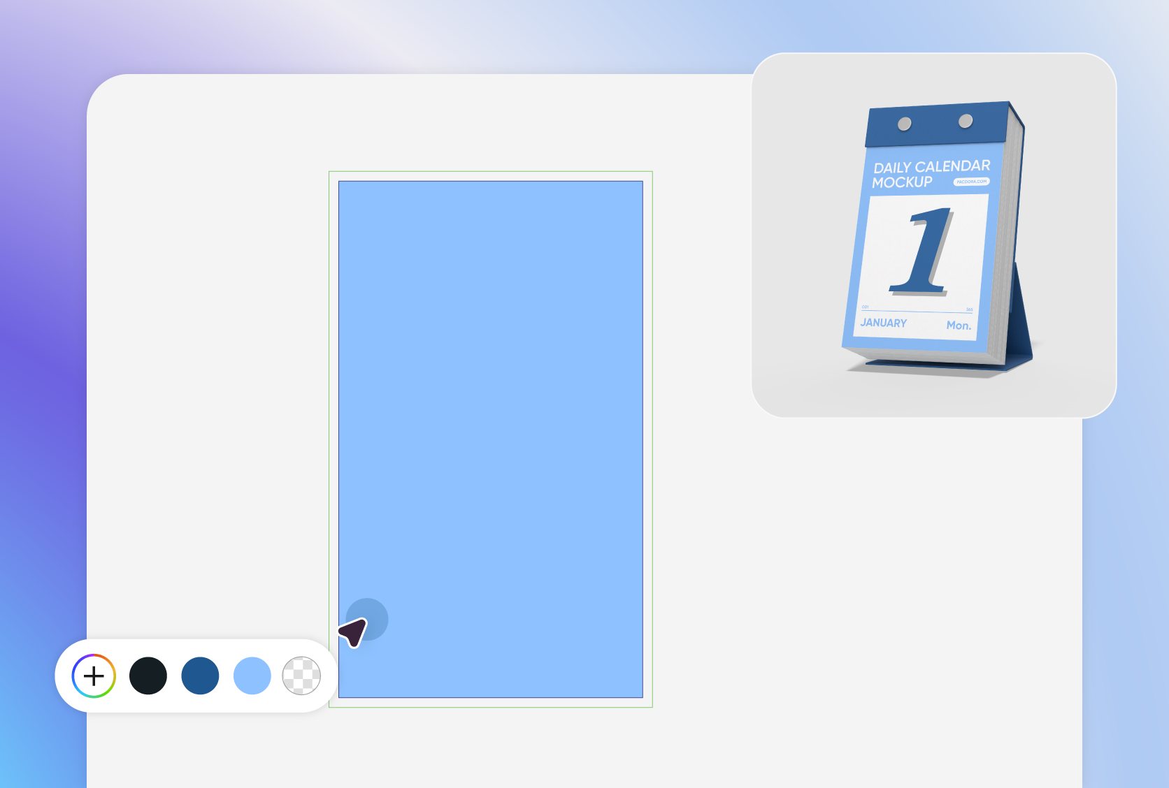 Engaging color choices for daily calendars