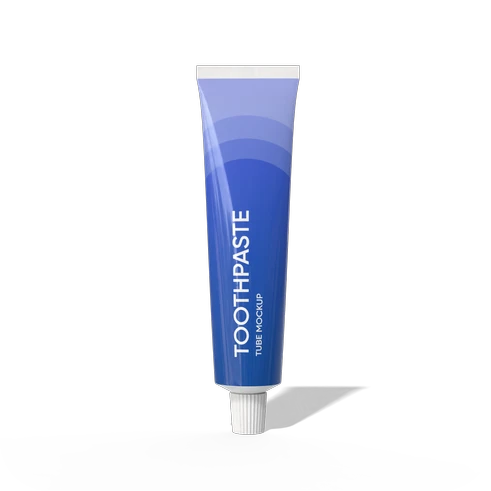 75ml toothpaste tube mockup