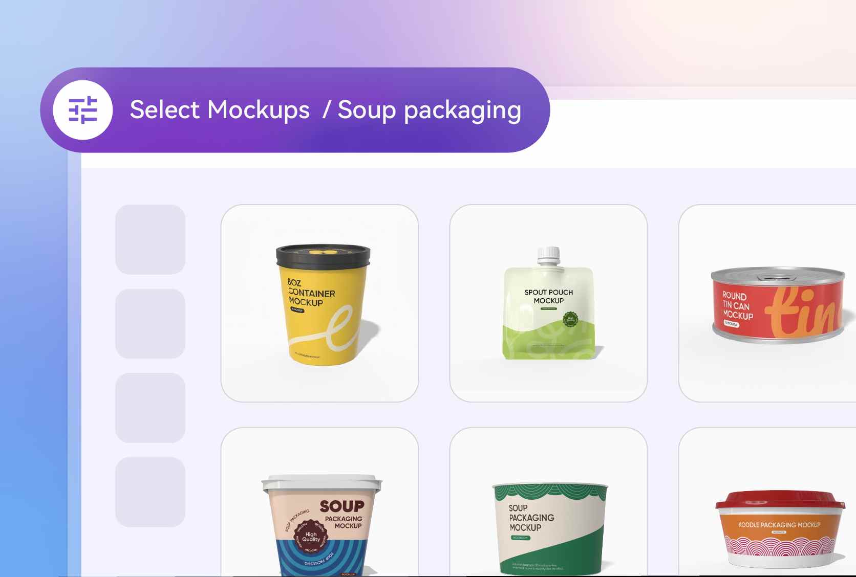Select a style that preserves soup flavor