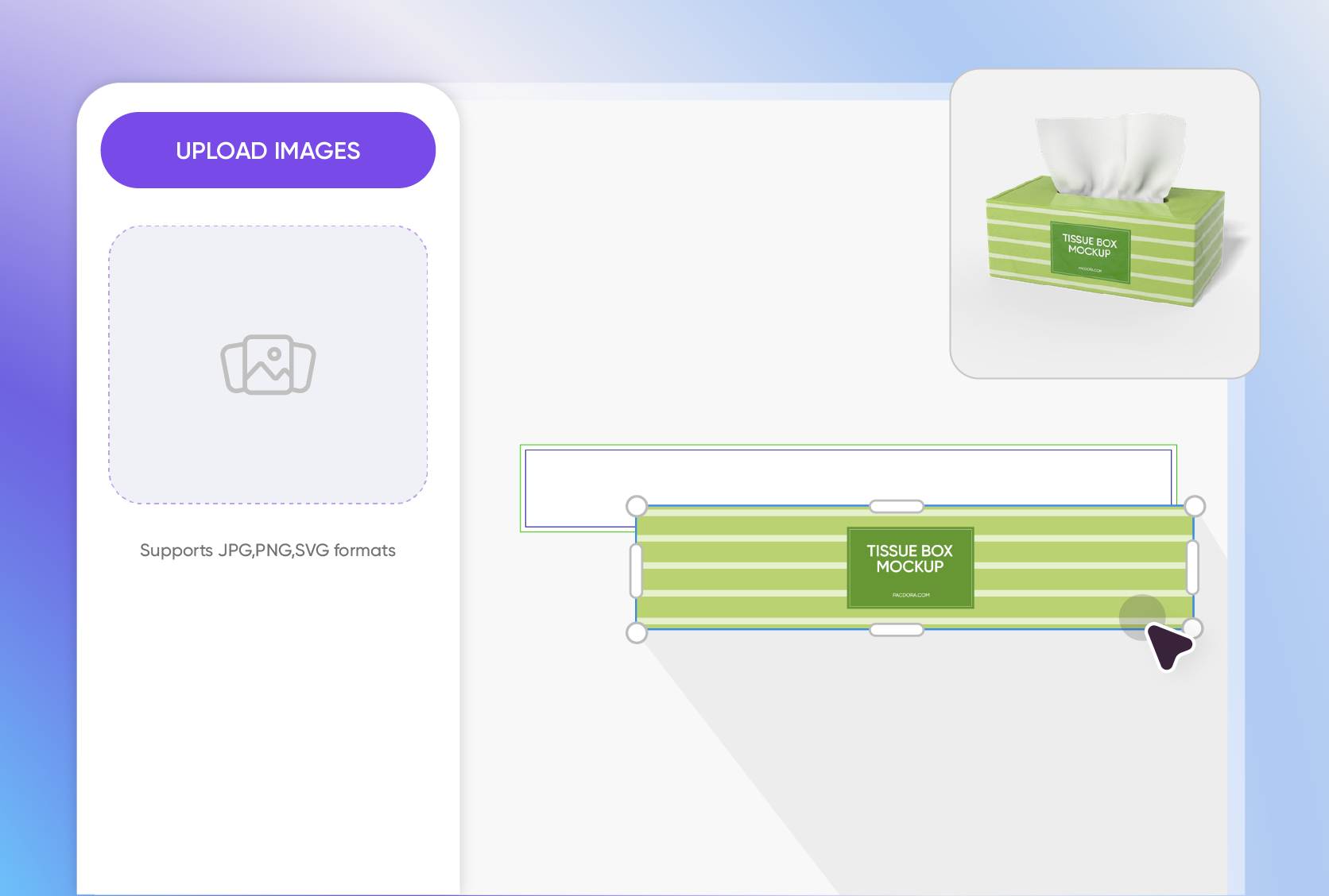 Add images and patterns for visual appeal