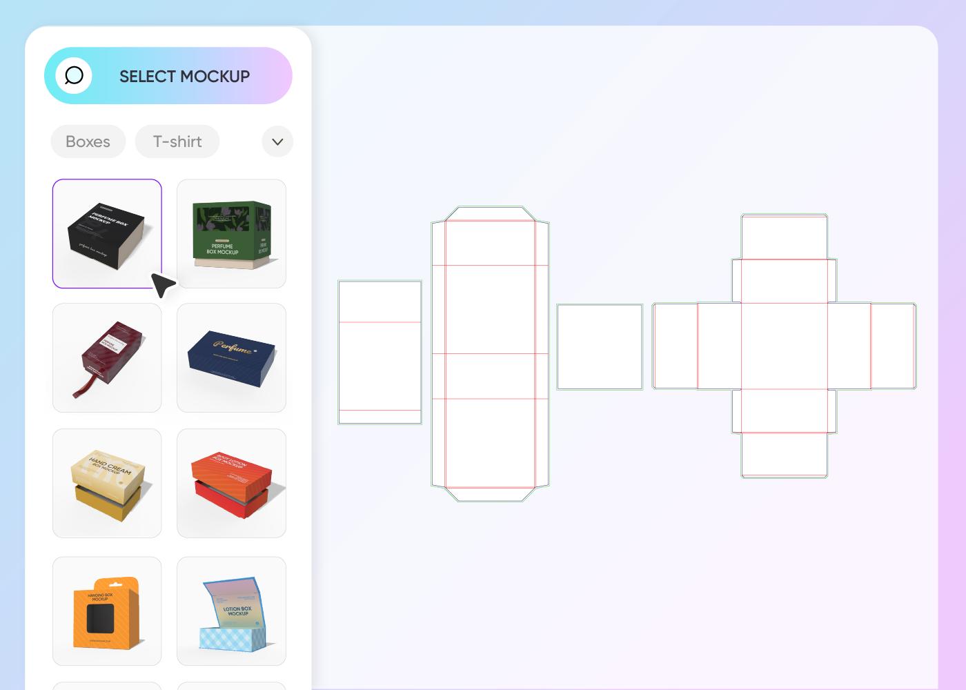 Step 1: Choose a perfume box mockup