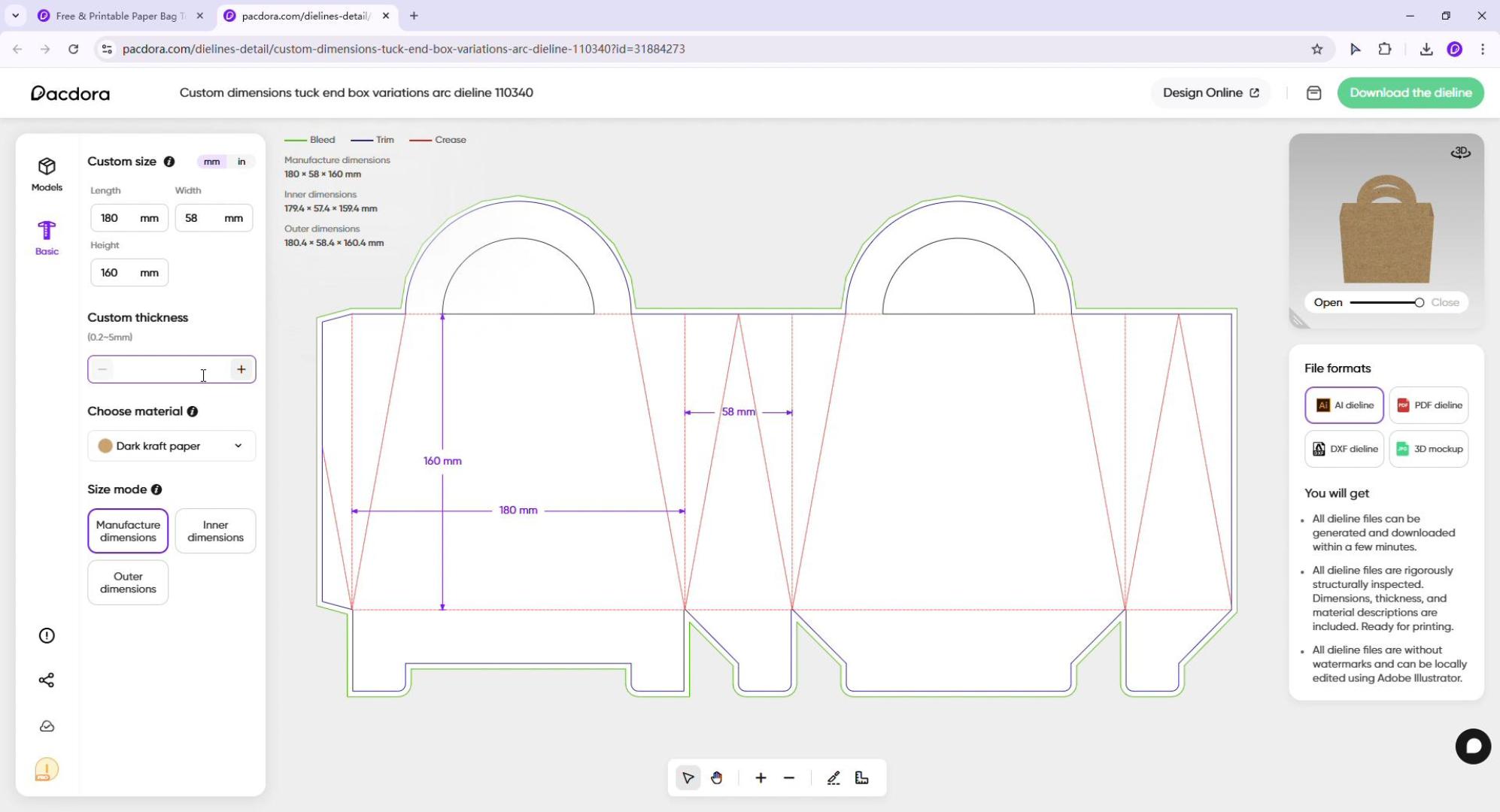 Free Shopping Bag Template - Editable \u0026 Printable, image size:1994x1080