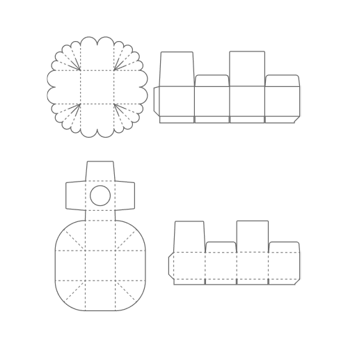 Box with Lid  Templates