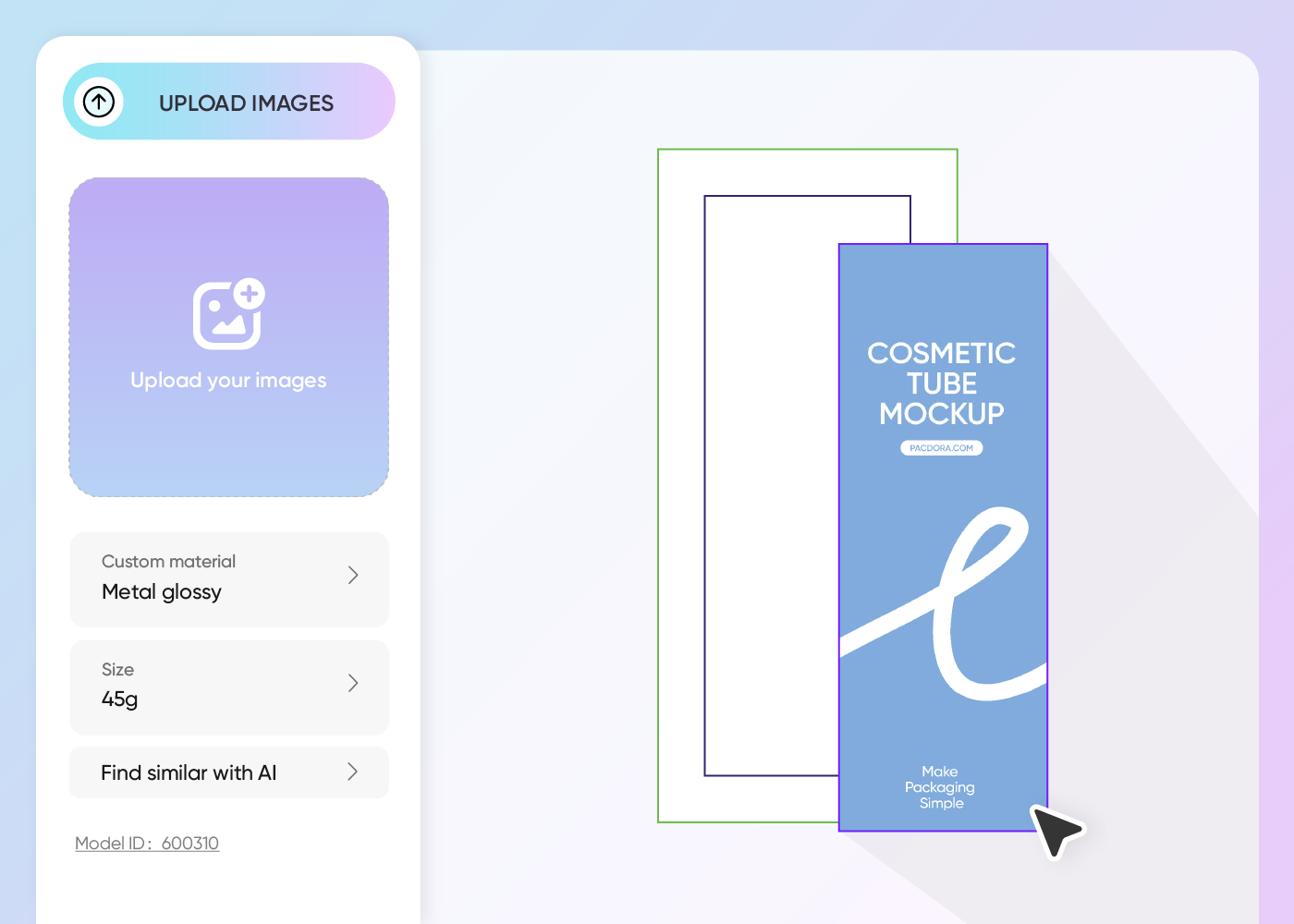 Step 2: Upload design and customize