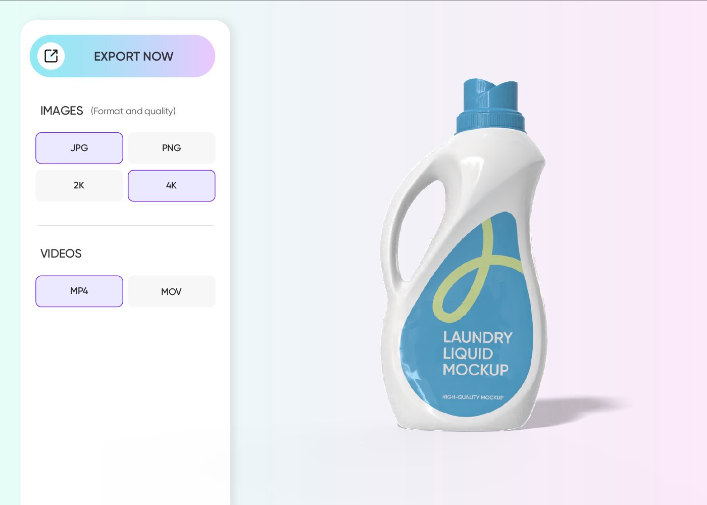 Step 3: Download your detergent bottle mockup