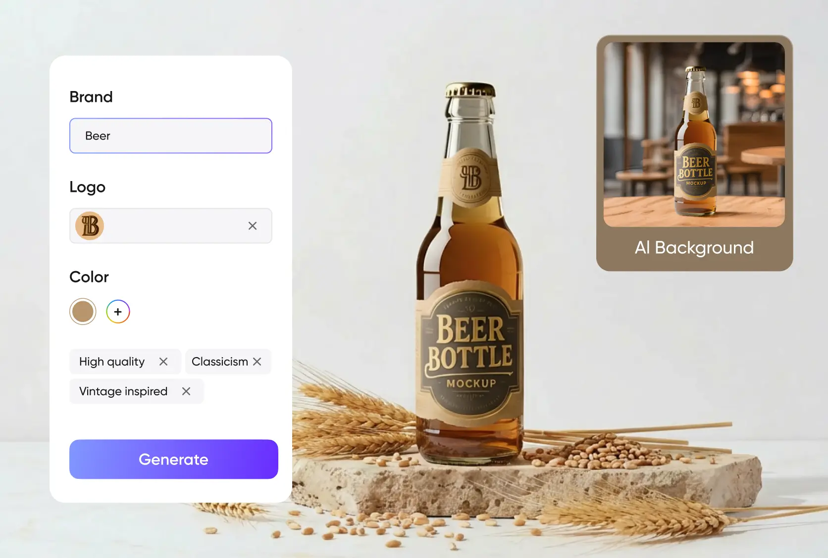 All-in-One beer label creation