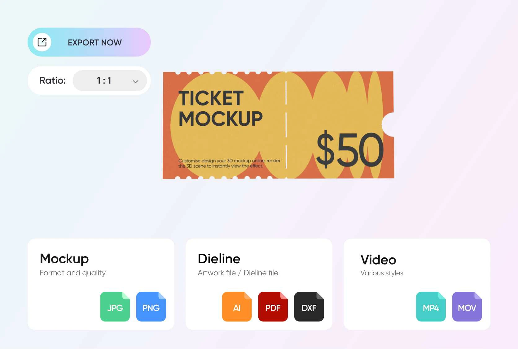 Create a raffle ticket