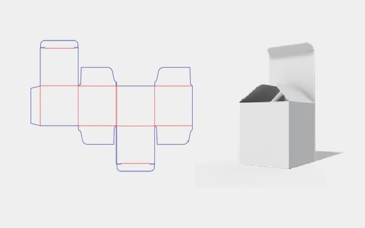 Blind open box template