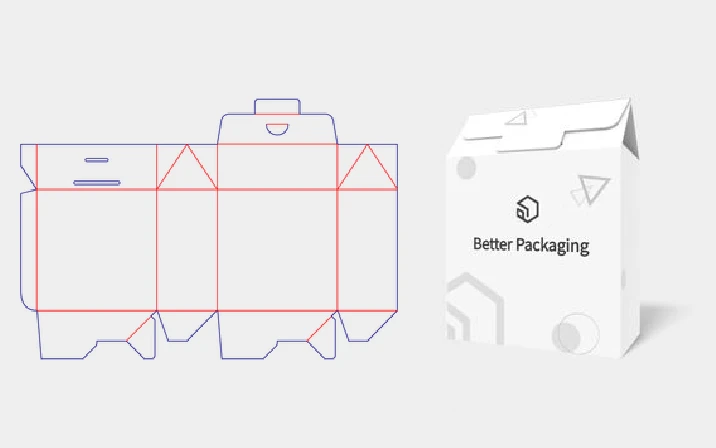 Luxury tea box template