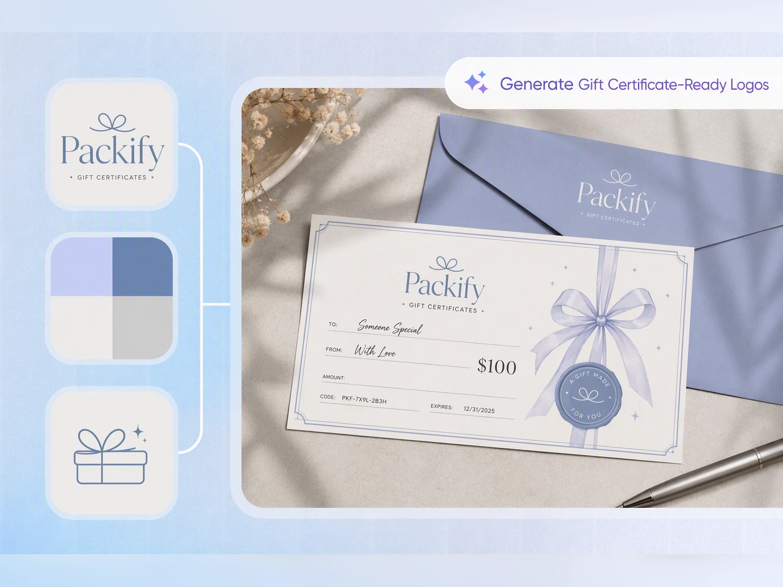 Preserve the feel of a physical gift