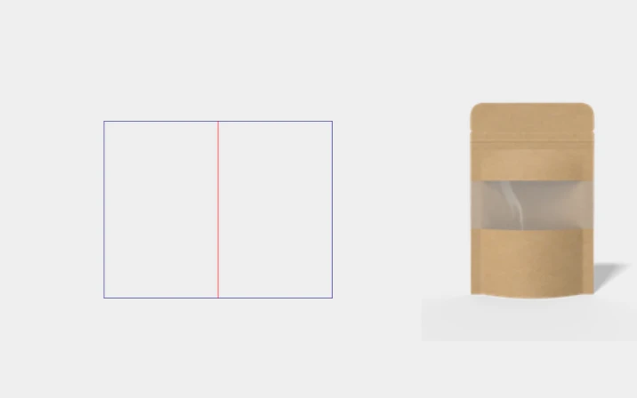 Standing pet food packaging