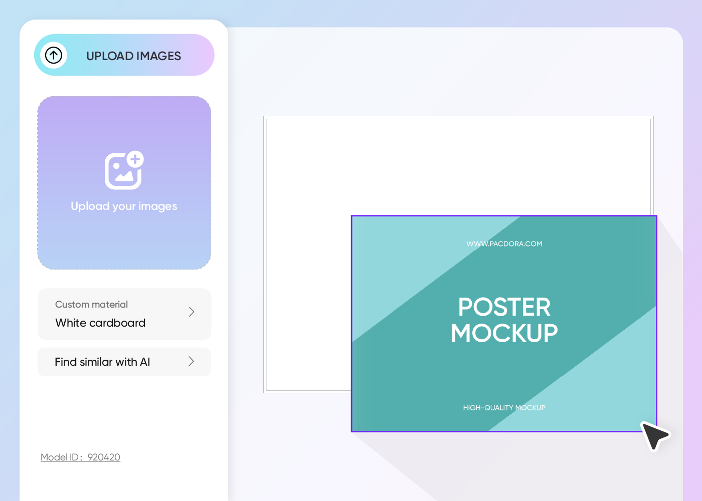 Step 2: Upload your design and customize