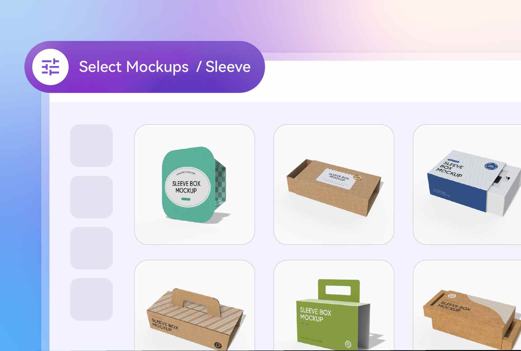 Box sleeve packaging styles for any product