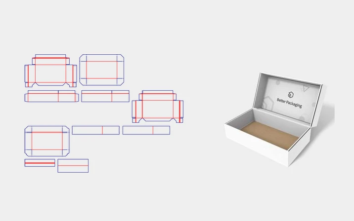 Custom jewelry box template