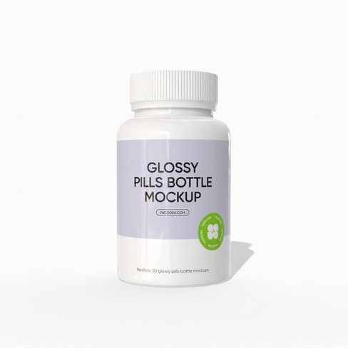 Classic supplement bottle
