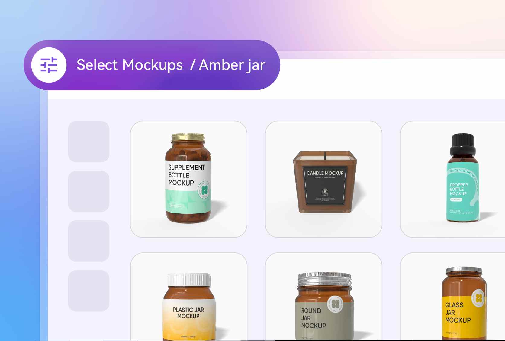 Choose the perfect amber jar style