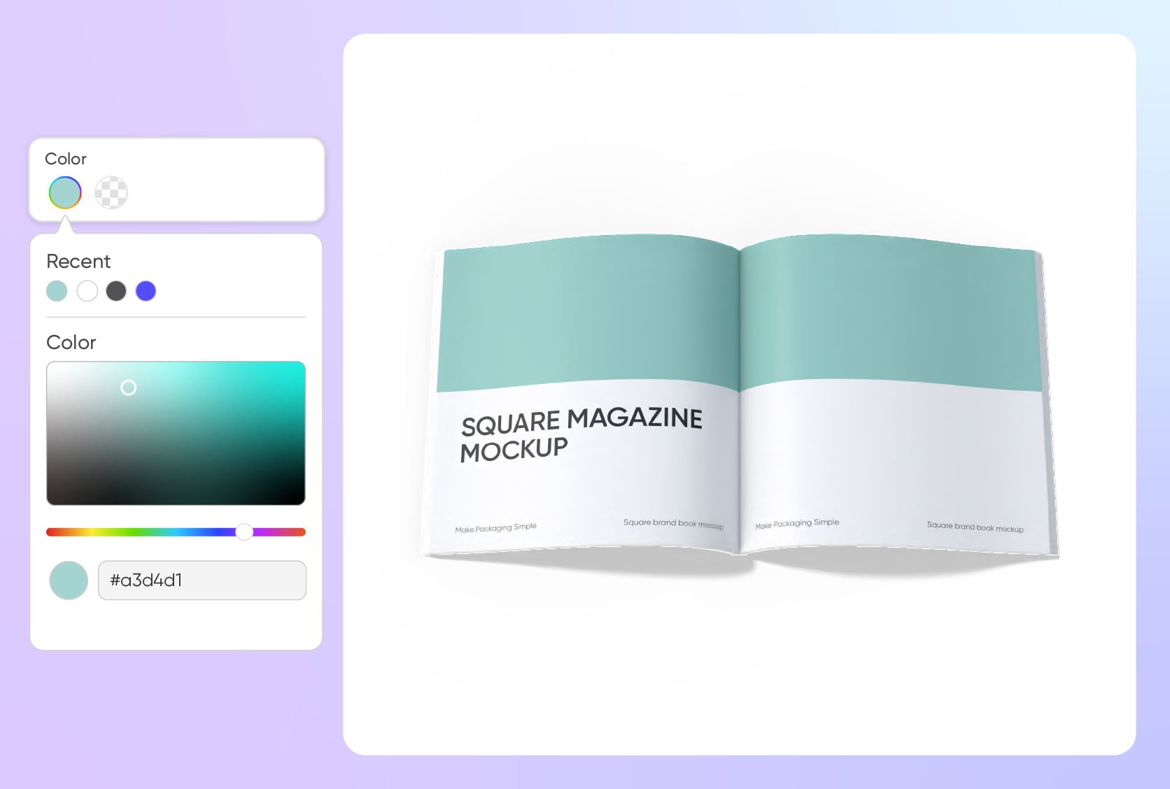 Colors define your magazine's visual tone