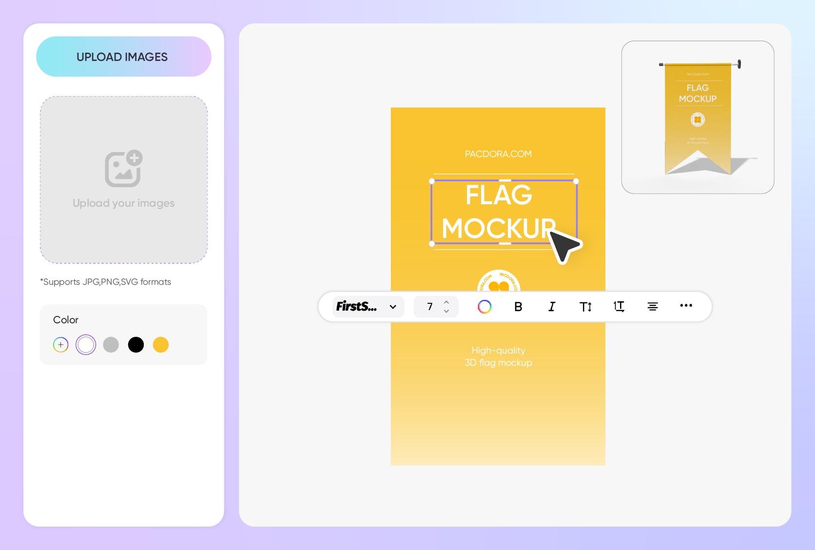 Readable and clear typography