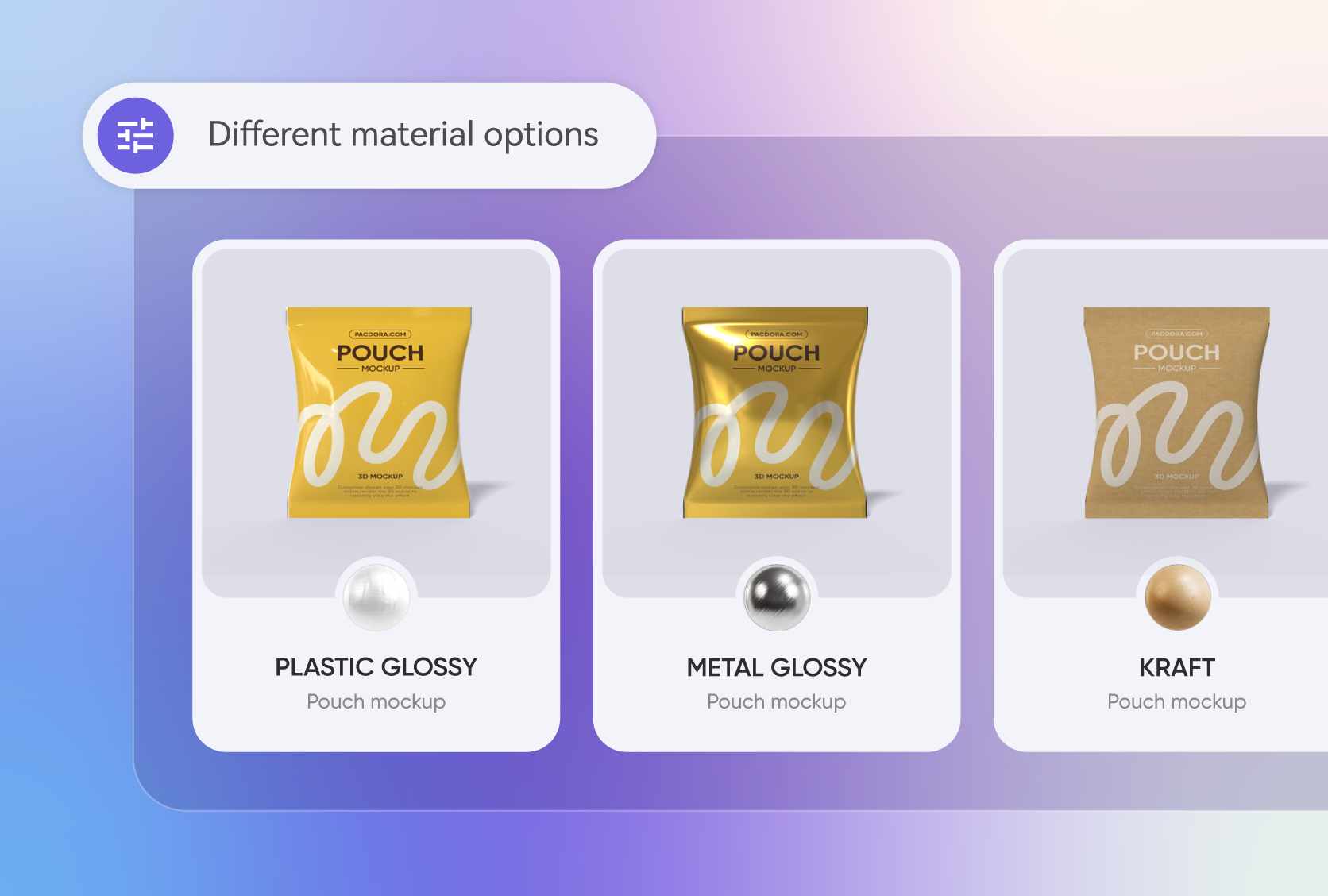 Choose the perfect material for custom pouches