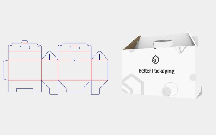 Auto bottom lock box template