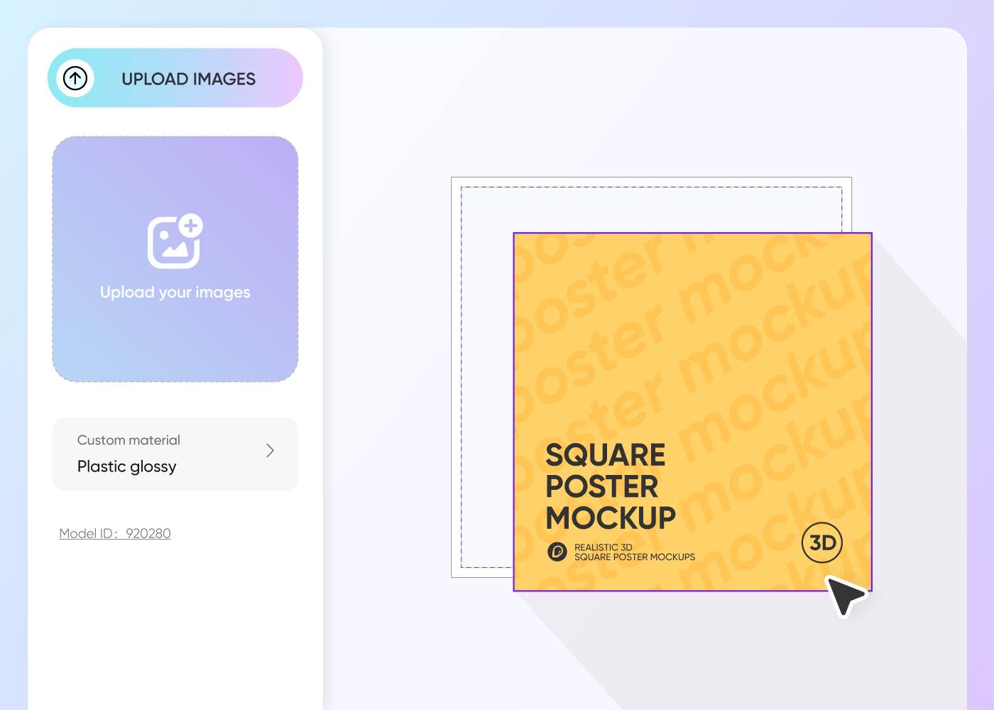 Step 2: Upload your artwork and customize