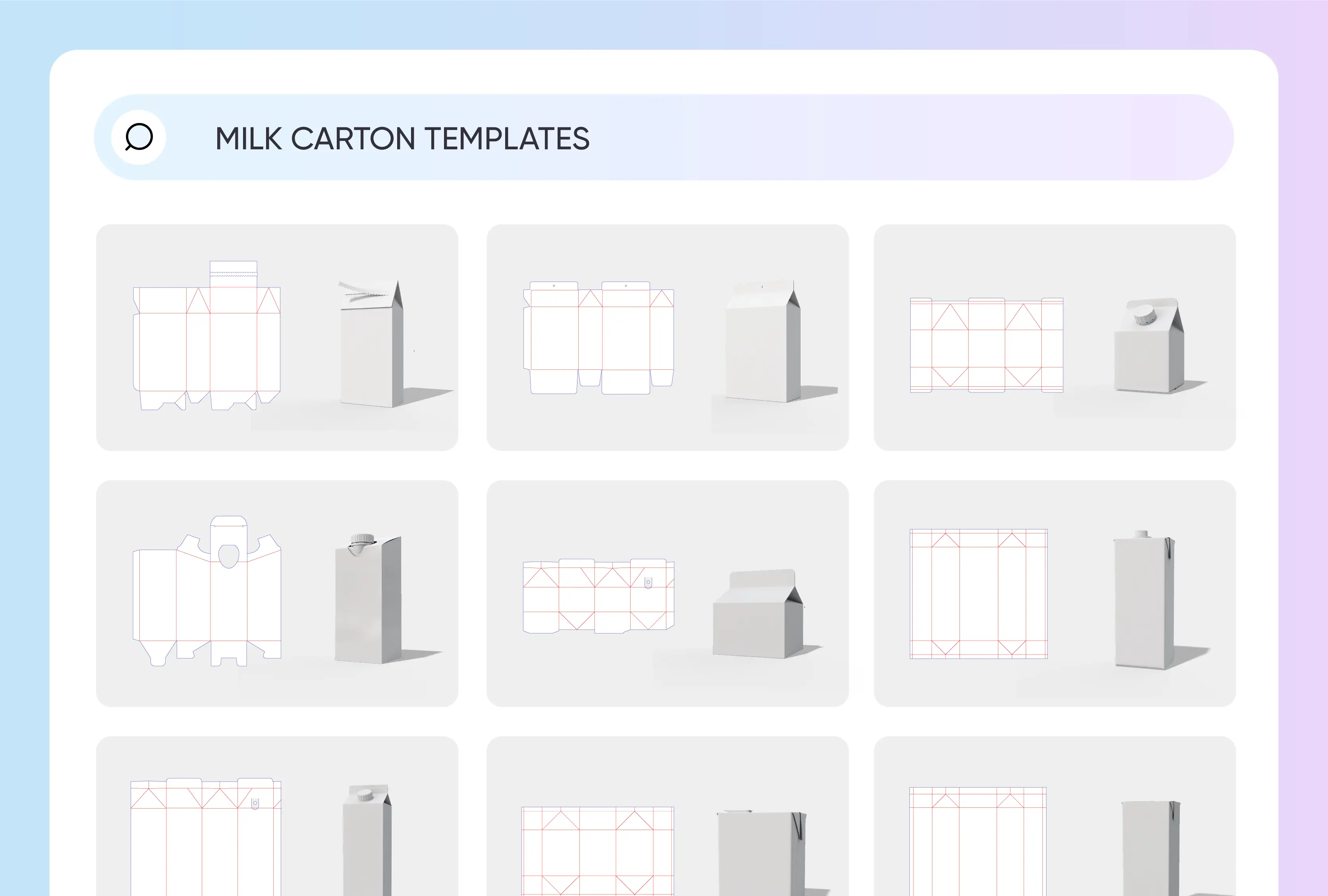A wide array of high-quality templates