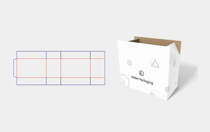 Household tool set box template