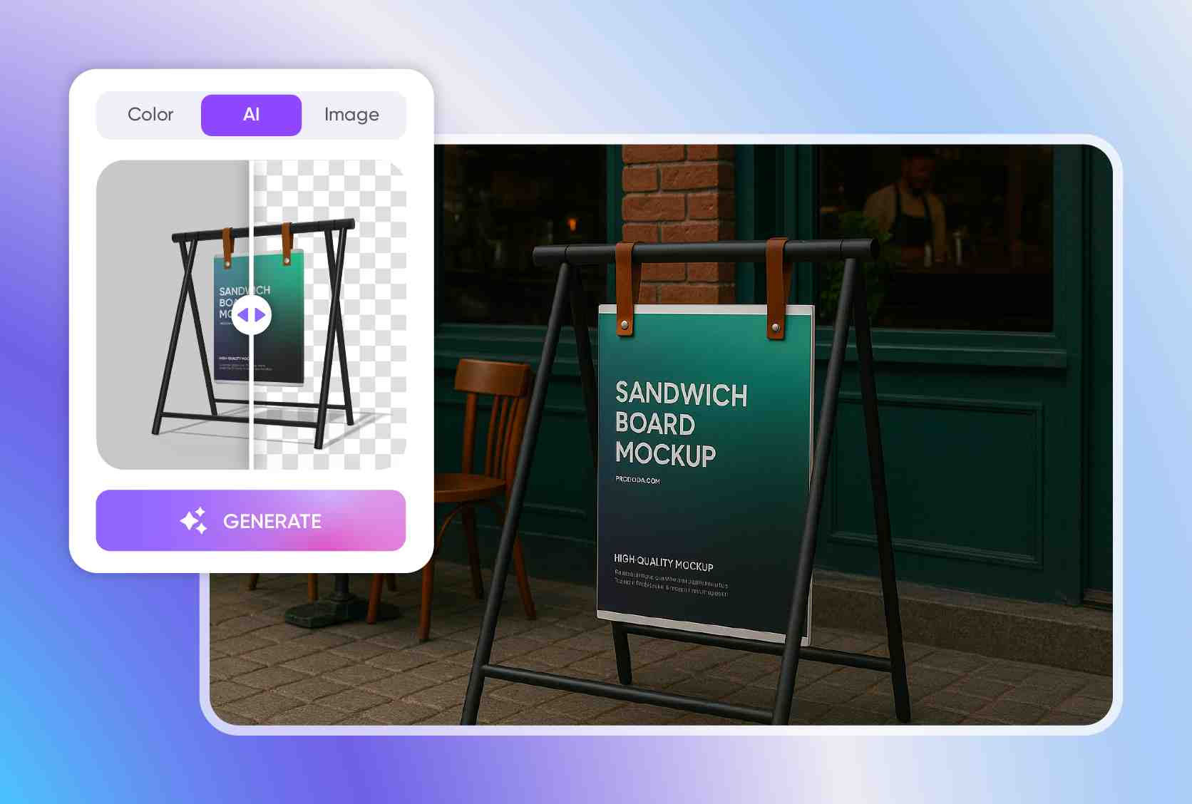 Escenas de la vida real para un diseño de cartel publicitario atractivo