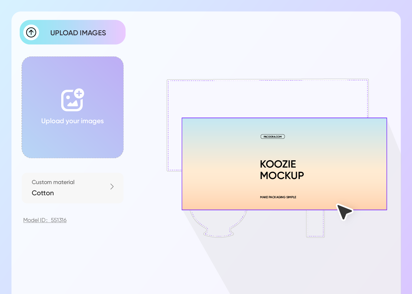 Upload images and adjust