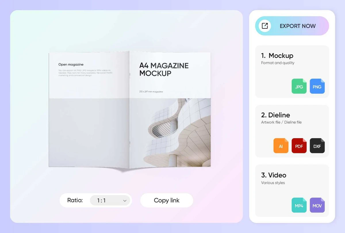 Choose the most suitable export format