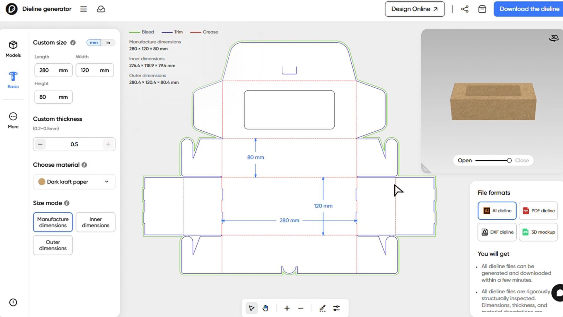 How to create a Crumbl cookie box?