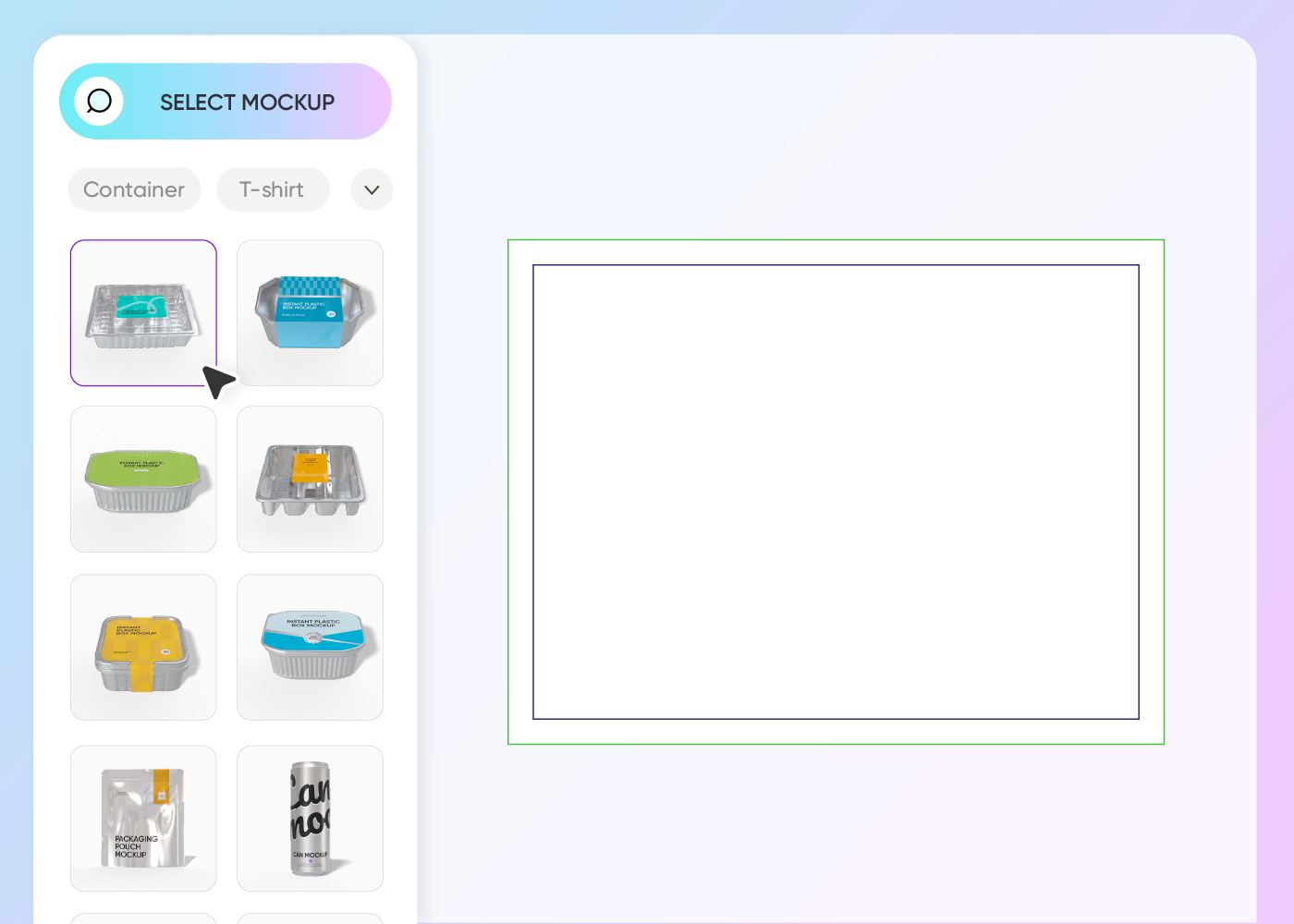 Step 1: Select your aluminium packaging type