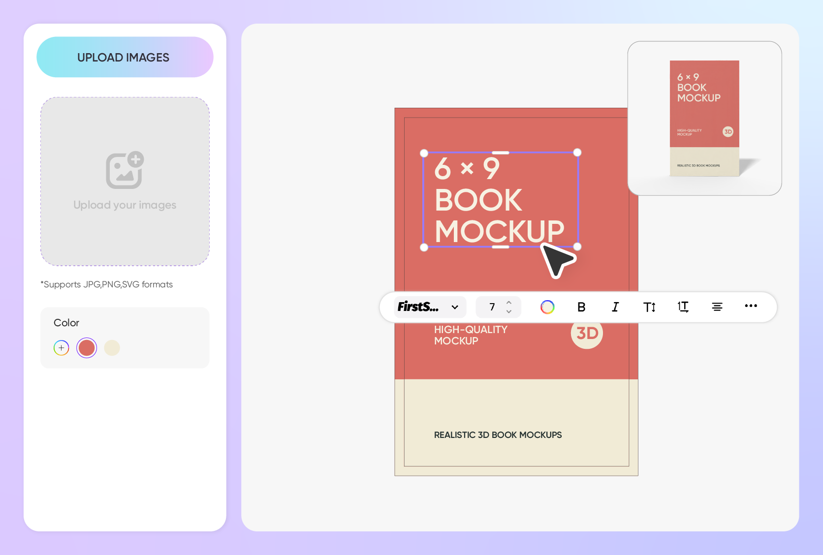 Dynamic text styles for brand's identity
