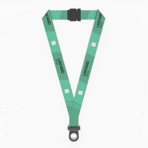 Lanyard with safty clip mockup