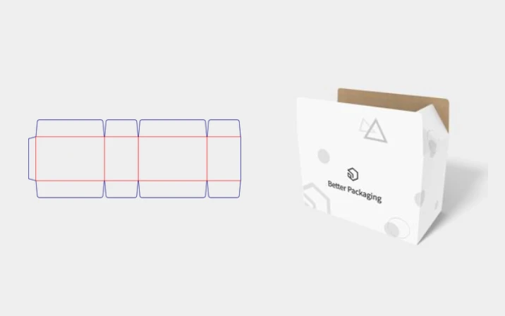 Amazon corrugated board box