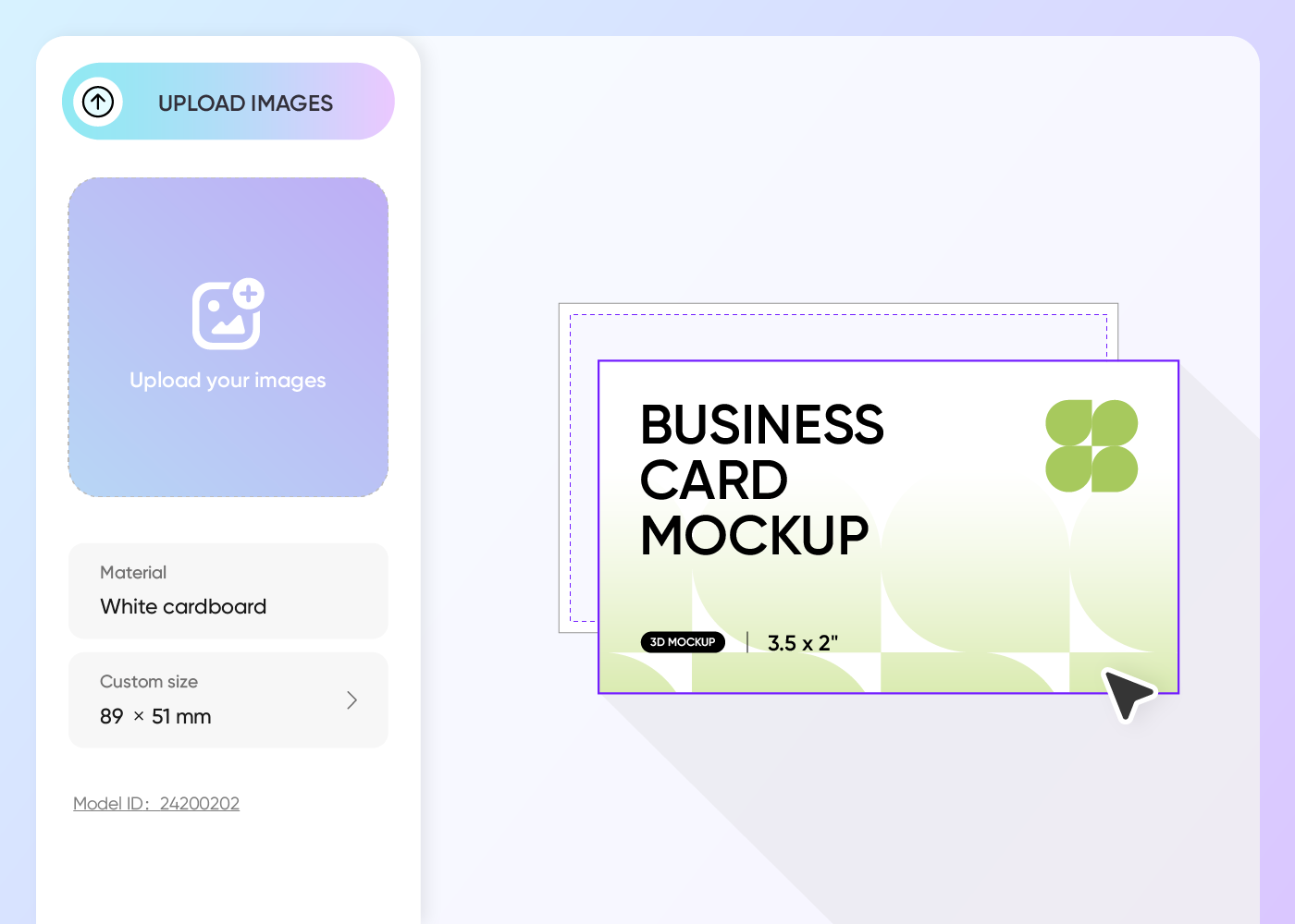 Step 2: Upload images and customize